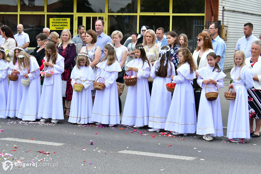 Procesje Bożego Ciała na ulicach Biłgoraja