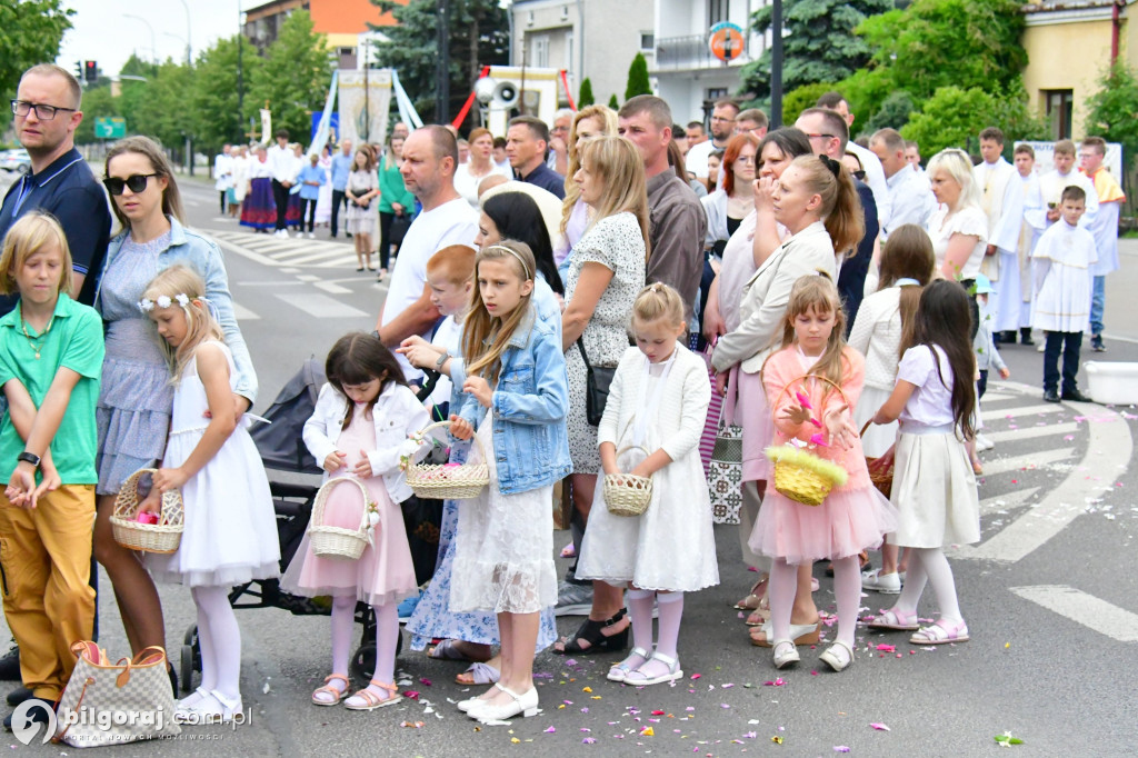 Procesje Bożego Ciała na ulicach Biłgoraja