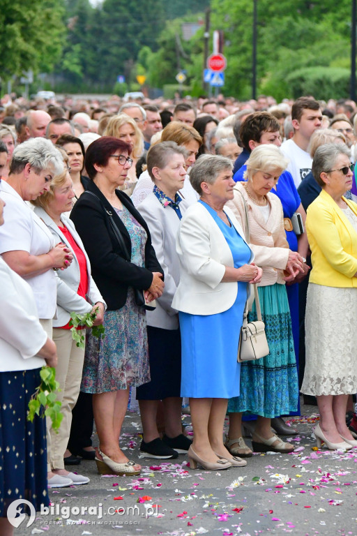 Procesje Bożego Ciała na ulicach Biłgoraja
