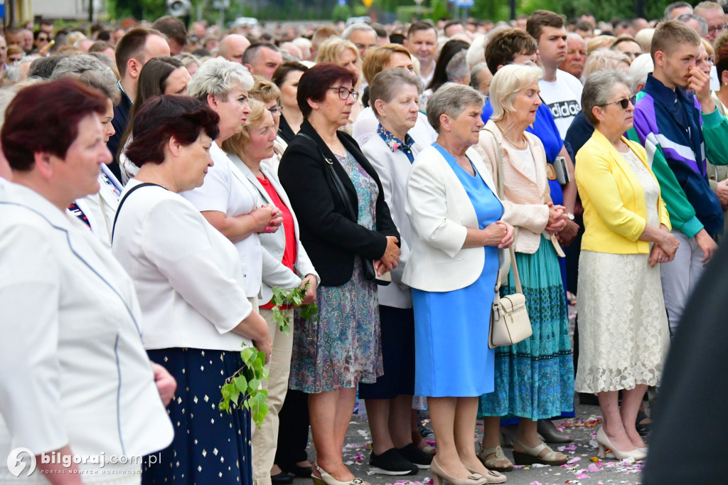 Procesje Bożego Ciała na ulicach Biłgoraja