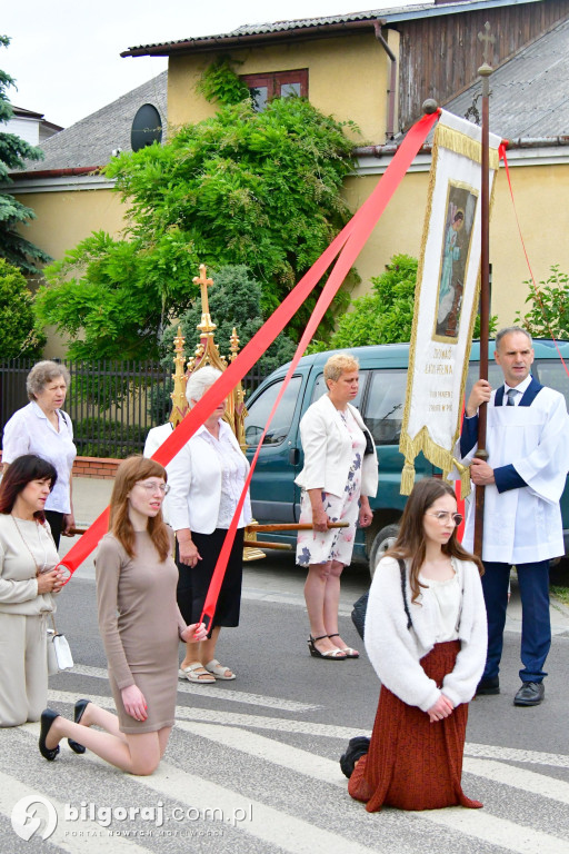 Procesje Bożego Ciała na ulicach Biłgoraja