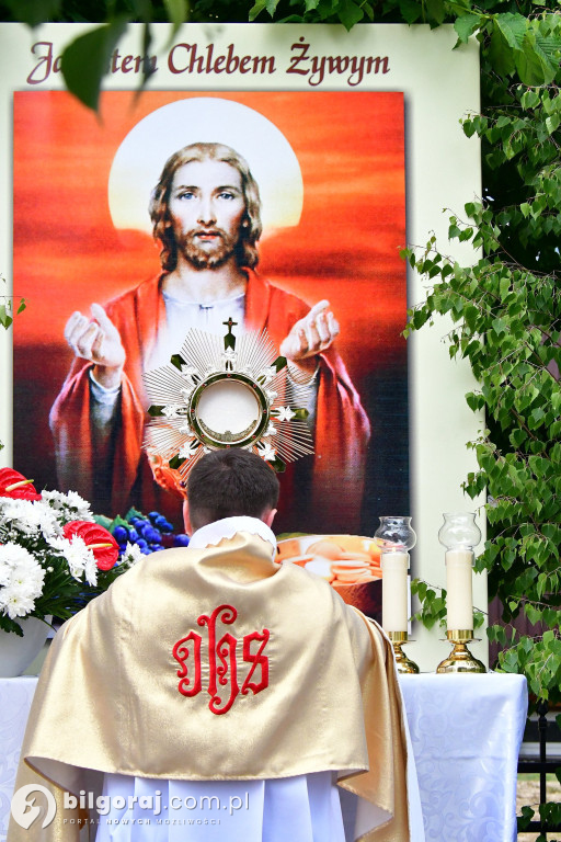 Procesje Bożego Ciała na ulicach Biłgoraja