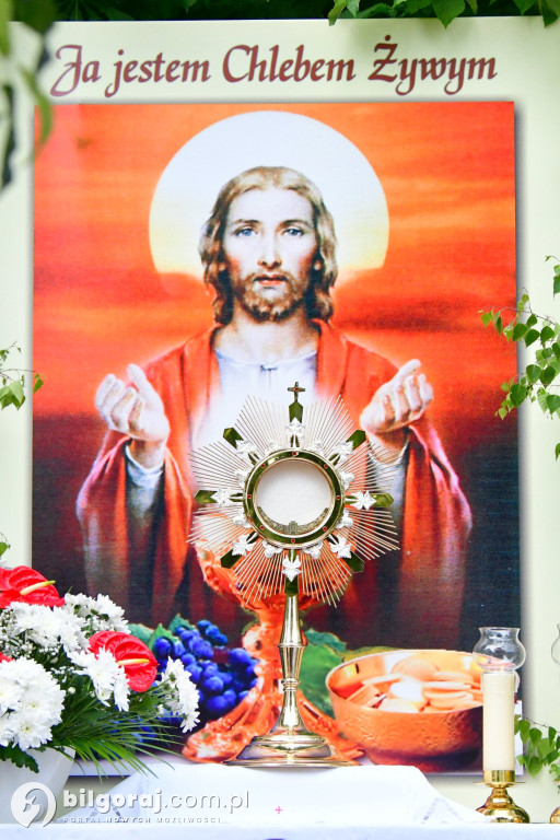 Procesje Bożego Ciała na ulicach Biłgoraja