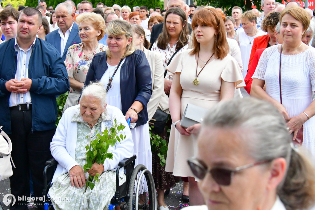 Procesje Bożego Ciała na ulicach Biłgoraja