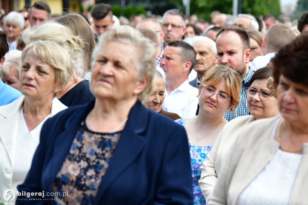 Procesje Bożego Ciała na ulicach Biłgoraja