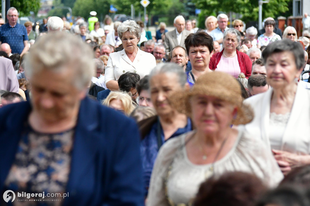Procesje Bożego Ciała na ulicach Biłgoraja