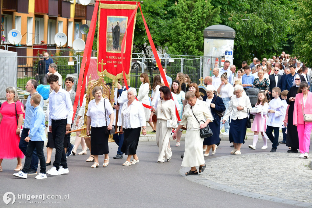 Procesje Bożego Ciała na ulicach Biłgoraja