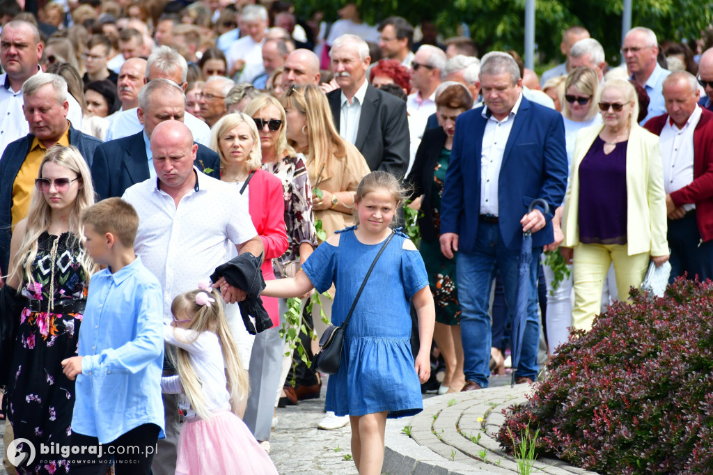 Procesje Bożego Ciała na ulicach Biłgoraja