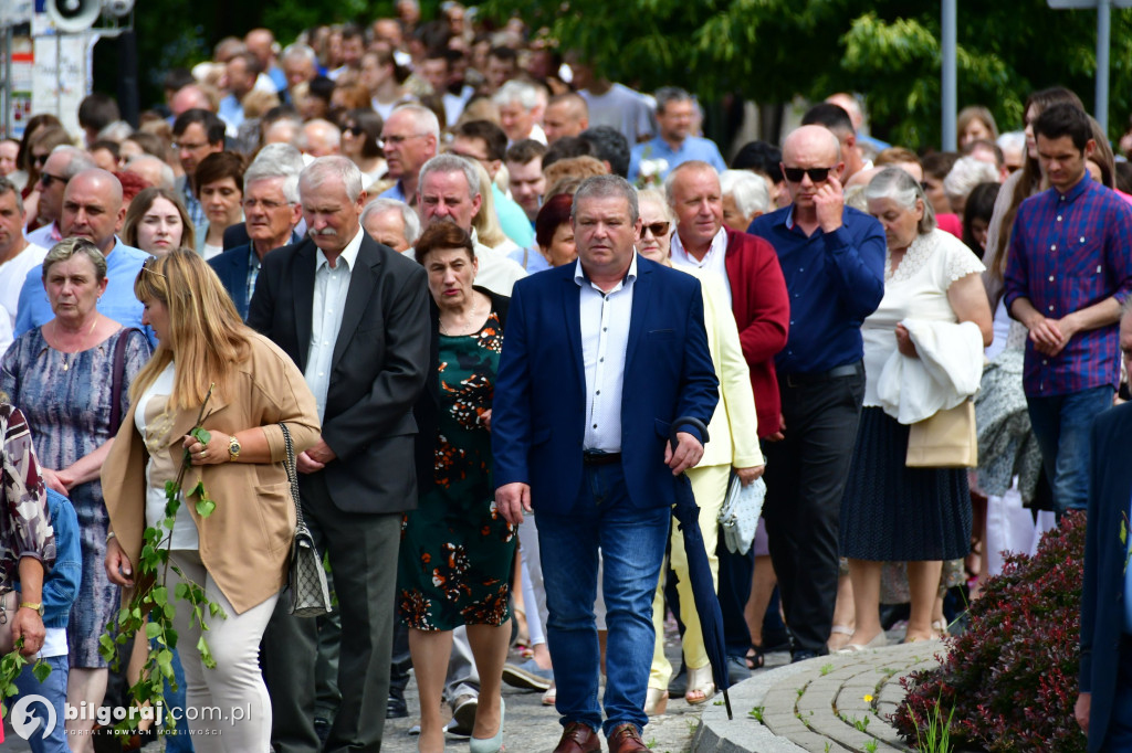 Procesje Bożego Ciała na ulicach Biłgoraja