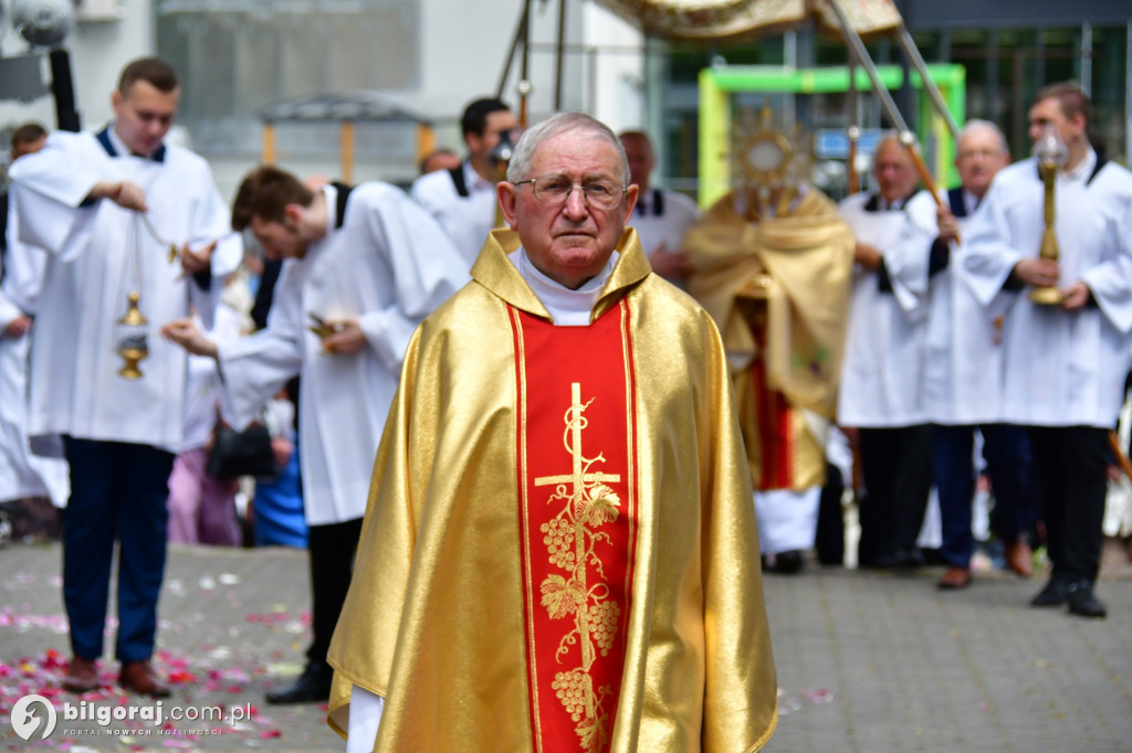Procesje Bożego Ciała na ulicach Biłgoraja