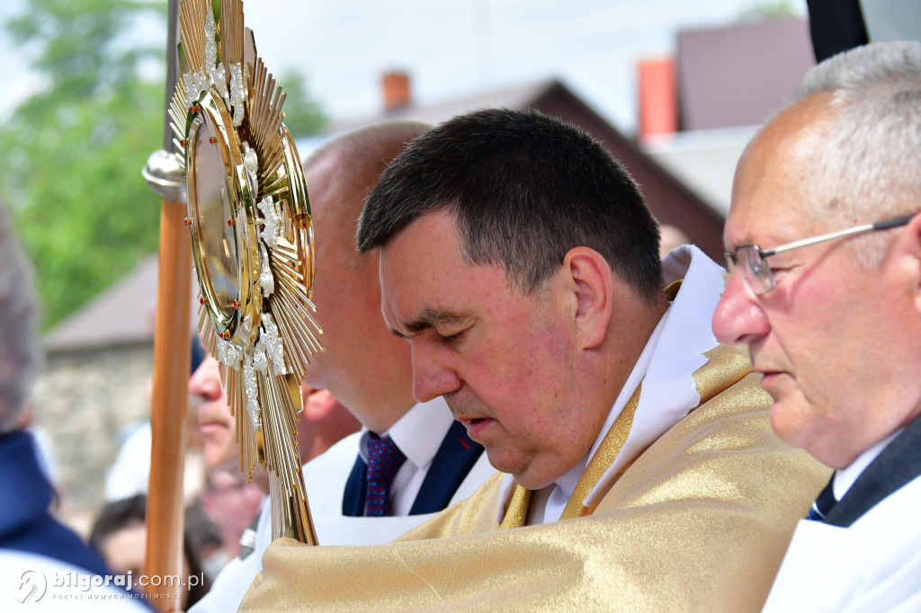 Procesje Bożego Ciała na ulicach Biłgoraja