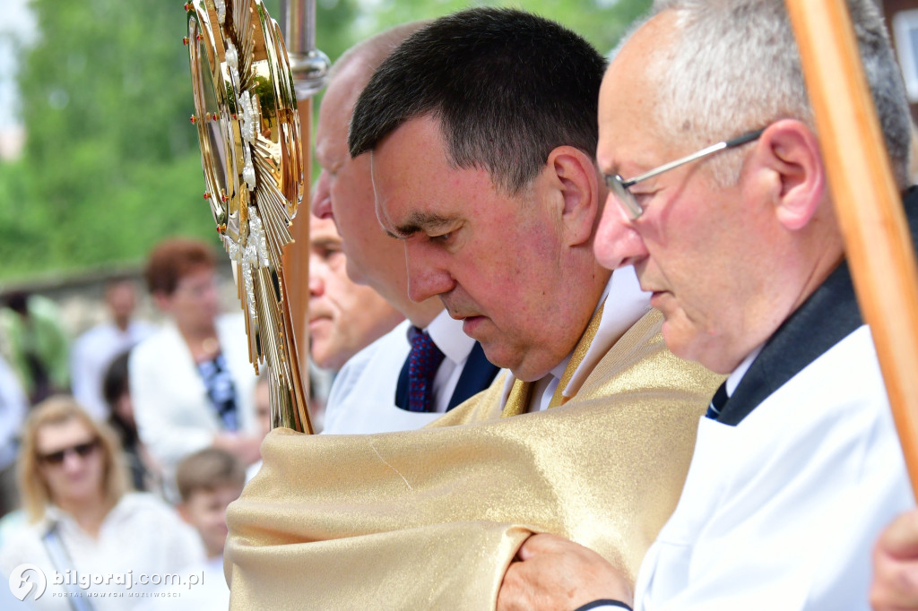 Procesje Bożego Ciała na ulicach Biłgoraja