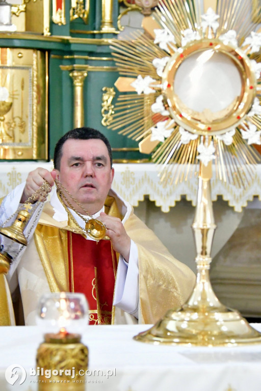 Procesje Bożego Ciała na ulicach Biłgoraja