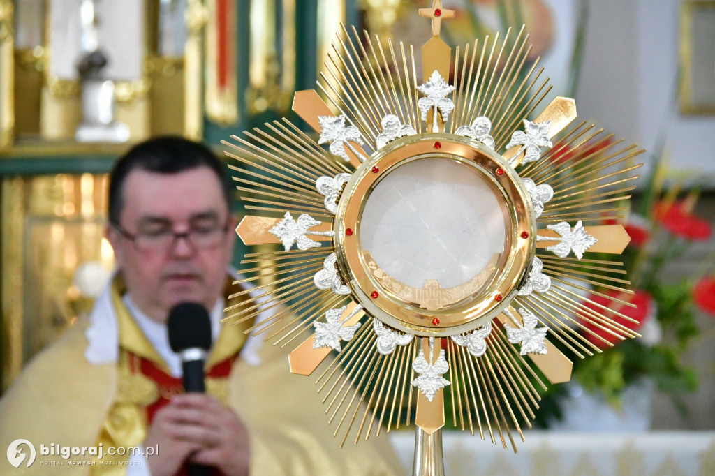 Procesje Bożego Ciała na ulicach Biłgoraja