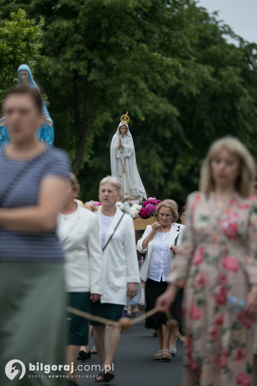 Procesja Bożego Ciała w parafii Wniebowziecia NMP w Biłgoraju
