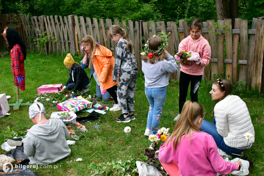 Wicie wianków w Zespole Mlyńskim w Biłgoraju