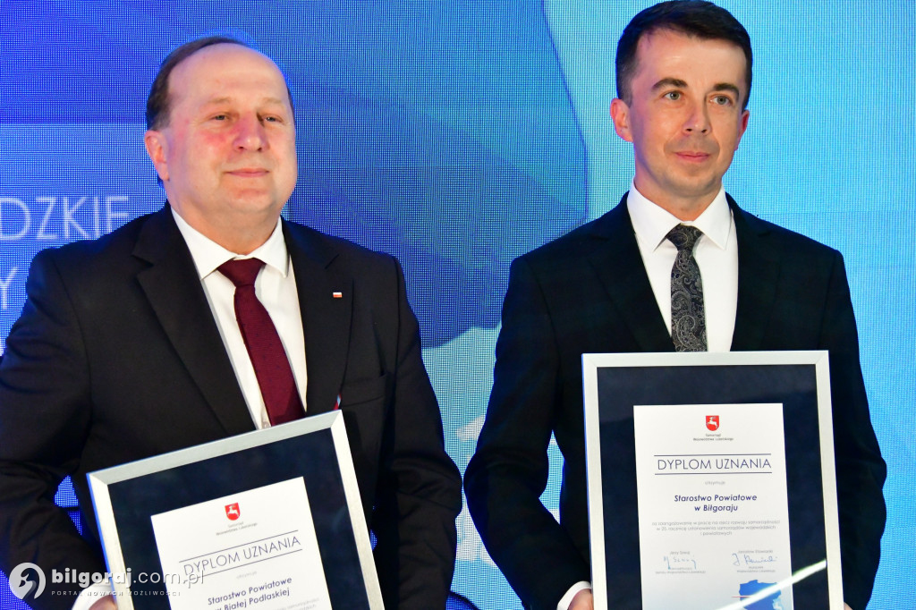 Samorządowcy powiatu biłgorajskiego wyróżnieni