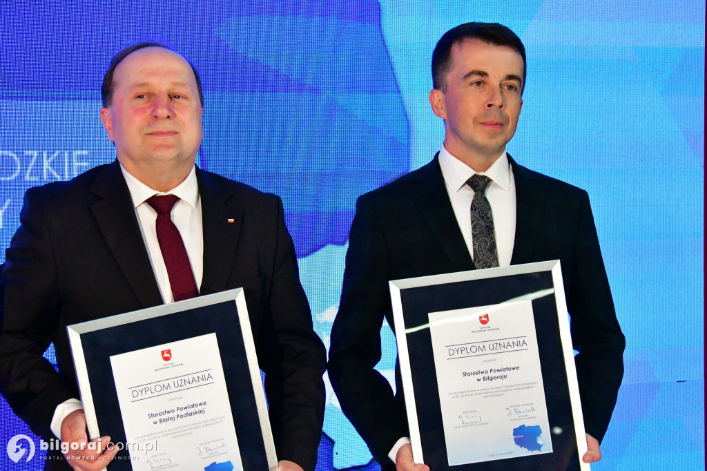 Samorządowcy powiatu biłgorajskiego wyróżnieni