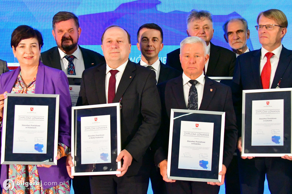 Samorządowcy powiatu biłgorajskiego wyróżnieni