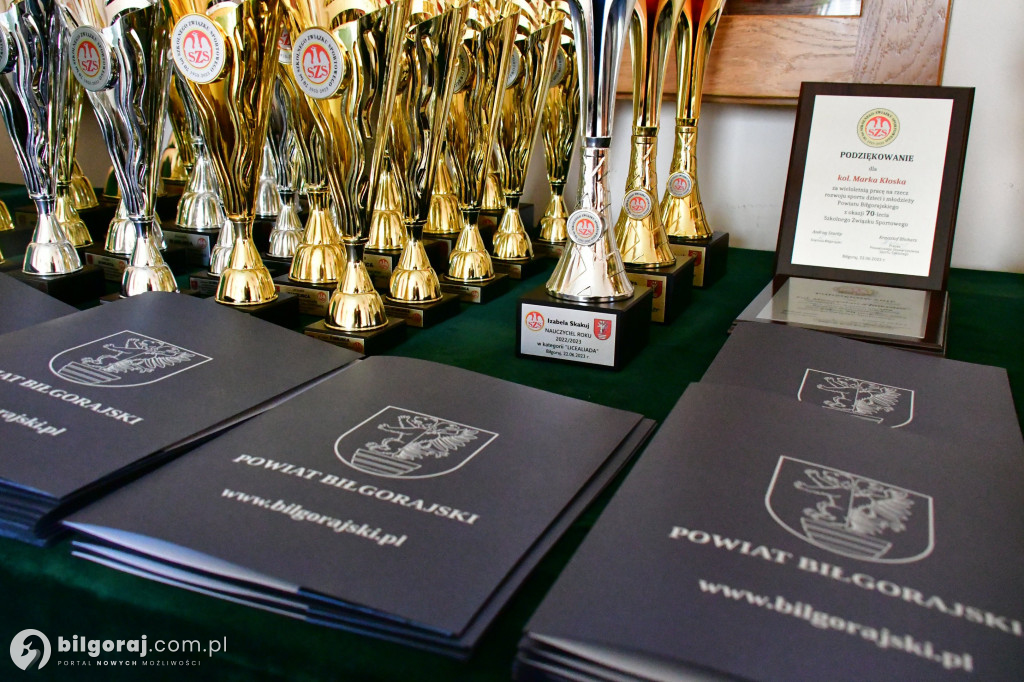 Dzień sportowca w Starostwie Powiatowym w Biłgoraju