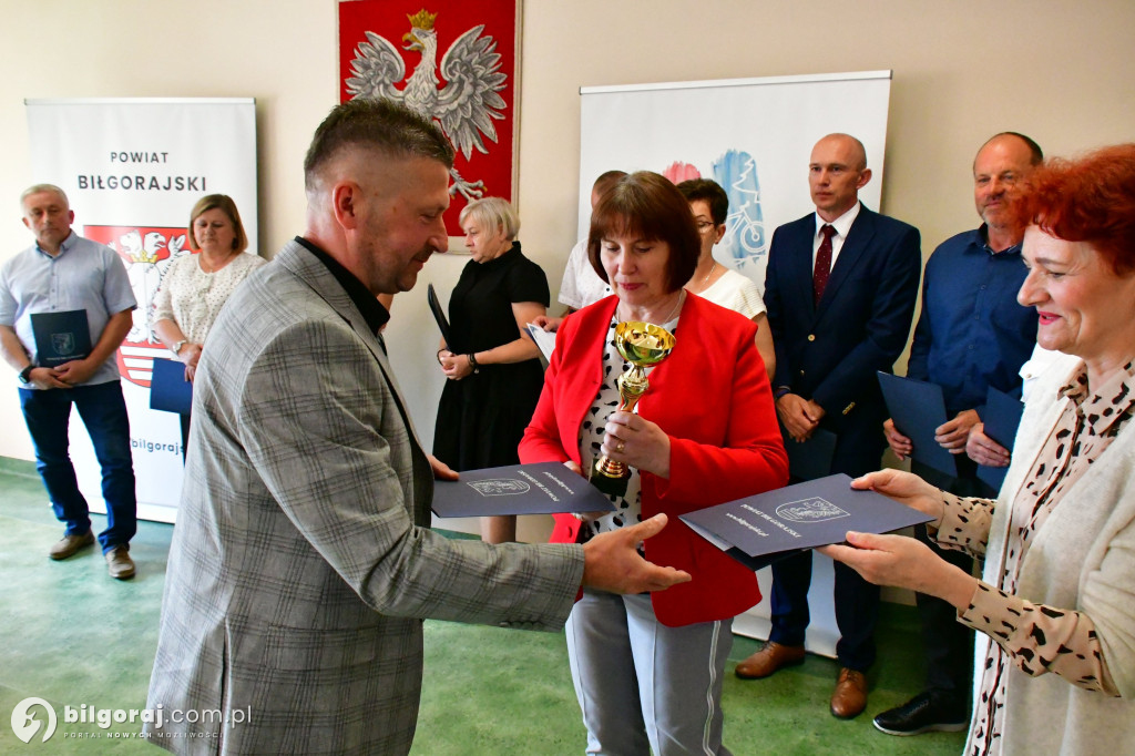 Dzień sportowca w Starostwie Powiatowym w Biłgoraju