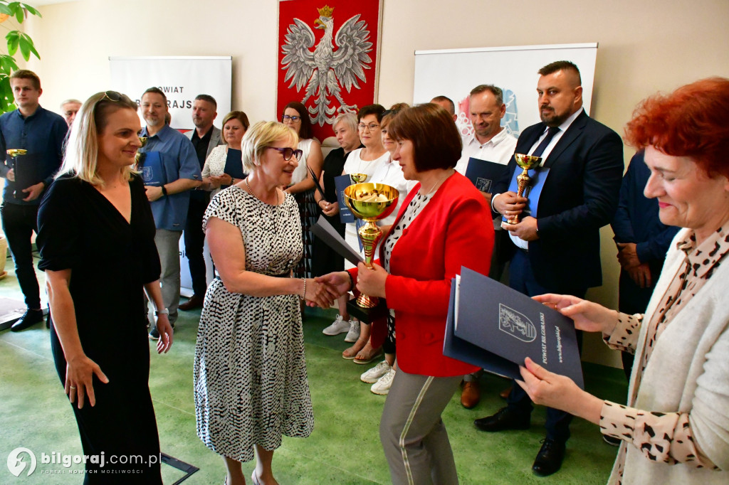 Dzień sportowca w Starostwie Powiatowym w Biłgoraju