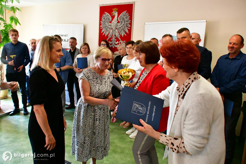 Dzień sportowca w Starostwie Powiatowym w Biłgoraju