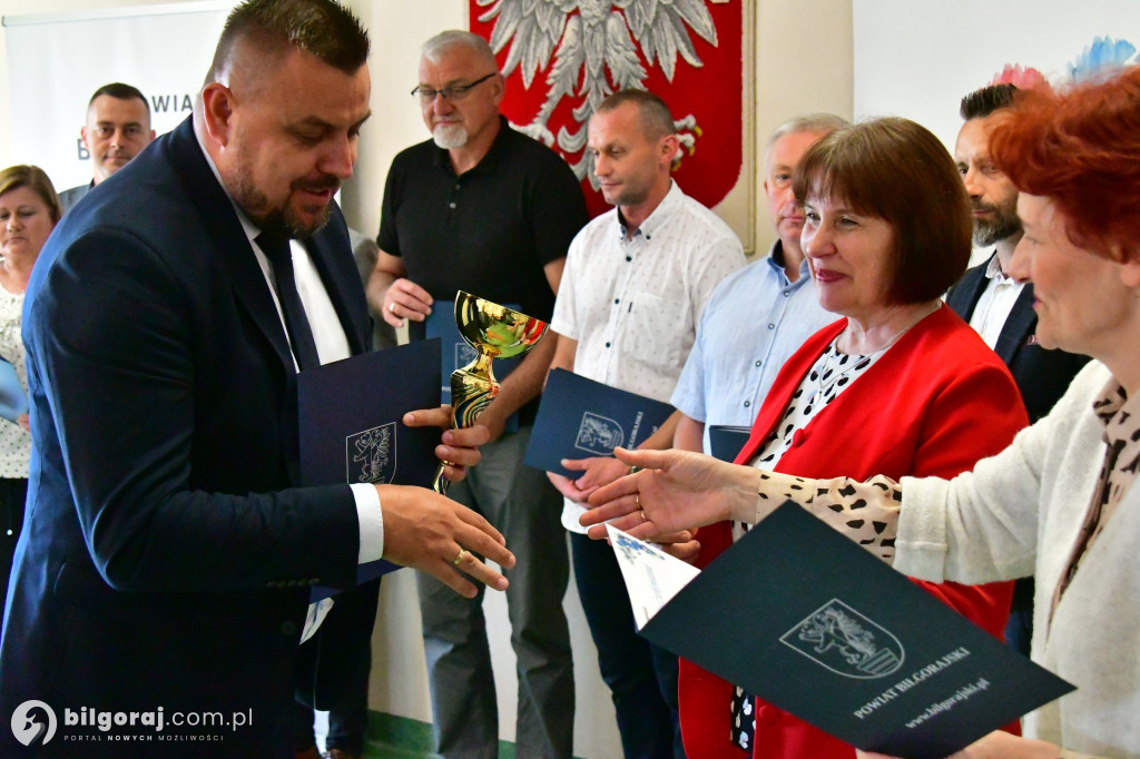Dzień sportowca w Starostwie Powiatowym w Biłgoraju