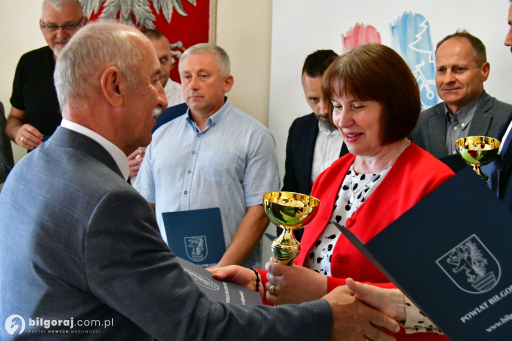 Dzień sportowca w Starostwie Powiatowym w Biłgoraju