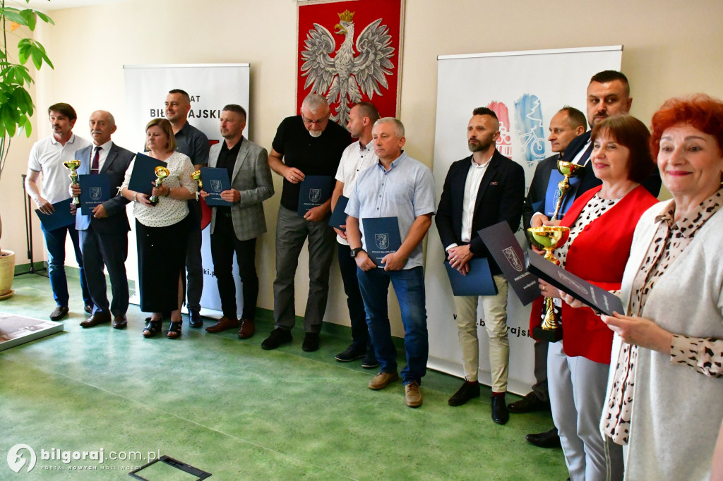 Dzień sportowca w Starostwie Powiatowym w Biłgoraju