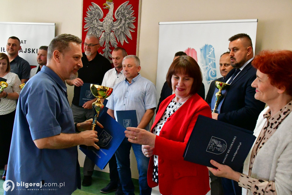 Dzień sportowca w Starostwie Powiatowym w Biłgoraju