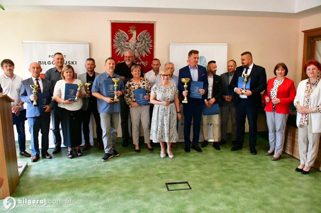 Dzień sportowca w Starostwie Powiatowym w Biłgoraju