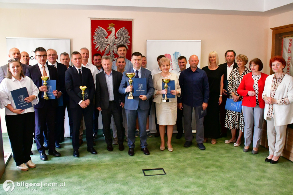 Dzień sportowca w Starostwie Powiatowym w Biłgoraju