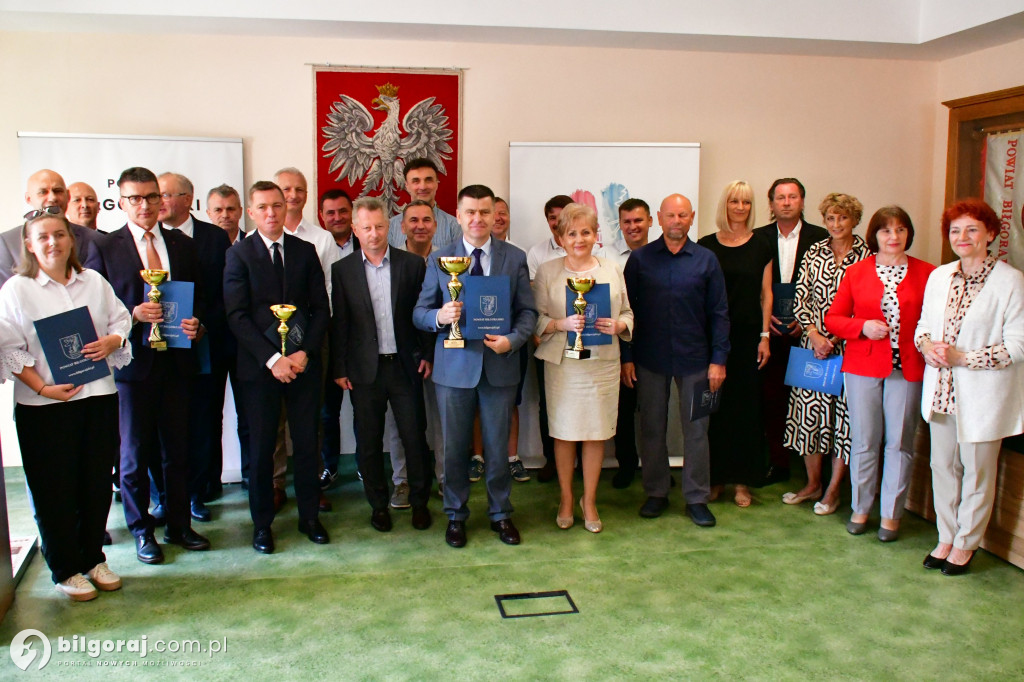Dzień sportowca w Starostwie Powiatowym w Biłgoraju