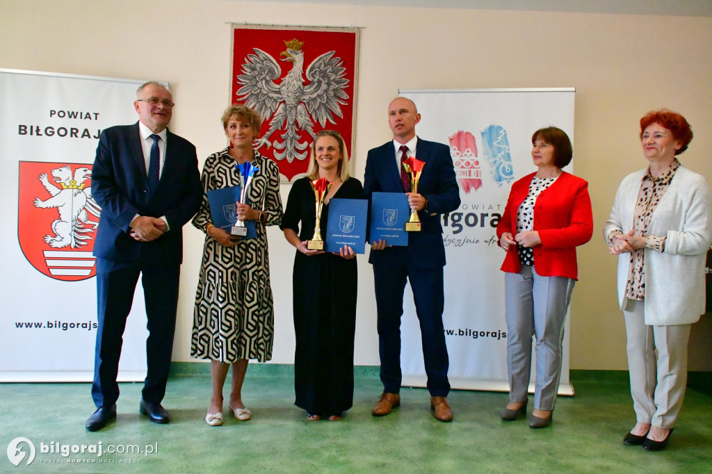 Dzień sportowca w Starostwie Powiatowym w Biłgoraju