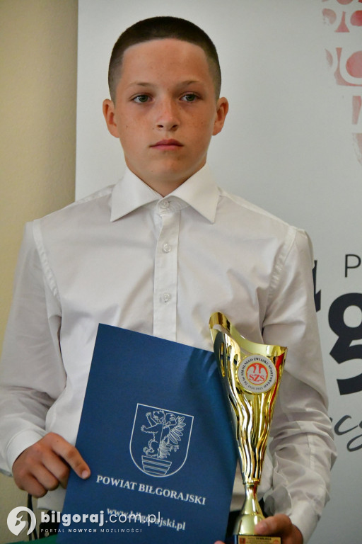 Dzień sportowca w Starostwie Powiatowym w Biłgoraju
