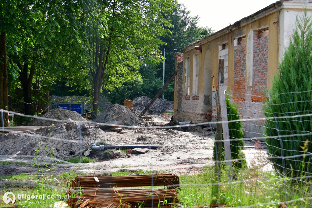 Zaawansowanie prac nad Muzeum w Osuchach - czerwiec 2023