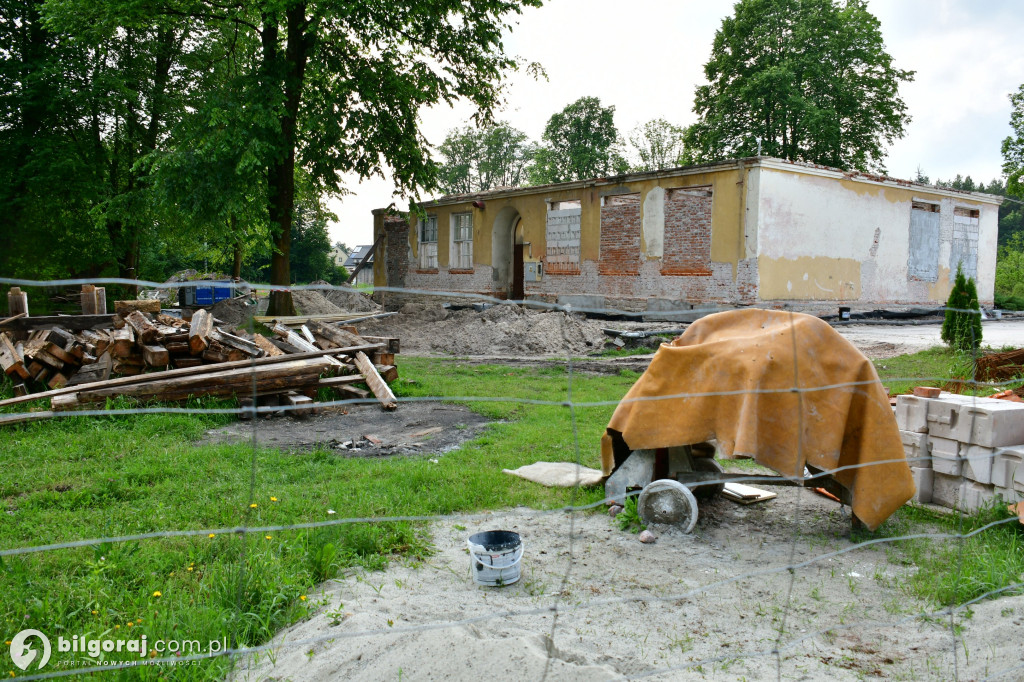 Zaawansowanie prac nad Muzeum w Osuchach - czerwiec 2023