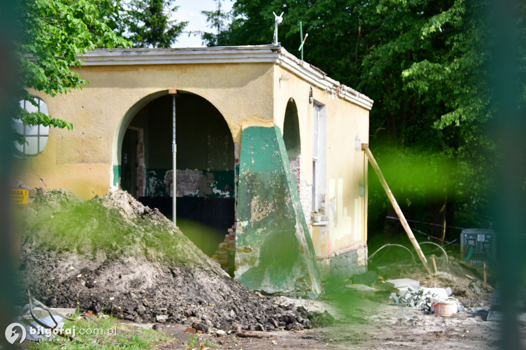 Zaawansowanie prac nad Muzeum w Osuchach - czerwiec 2023