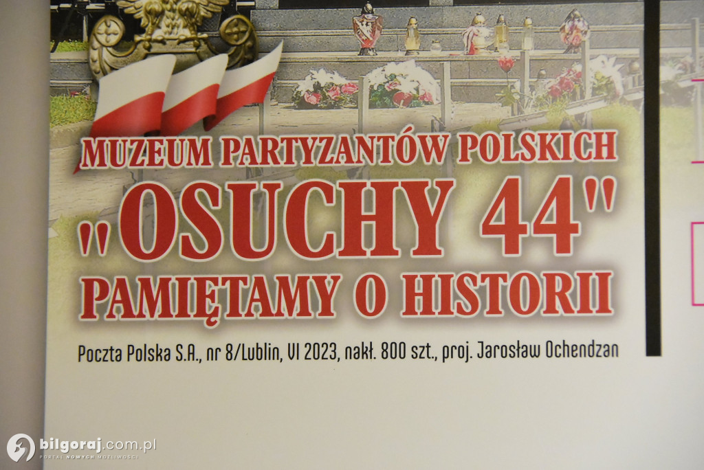 Okolicznościowa kartka Poczty Polskiej upamiętnia bitwę pod Osuchami