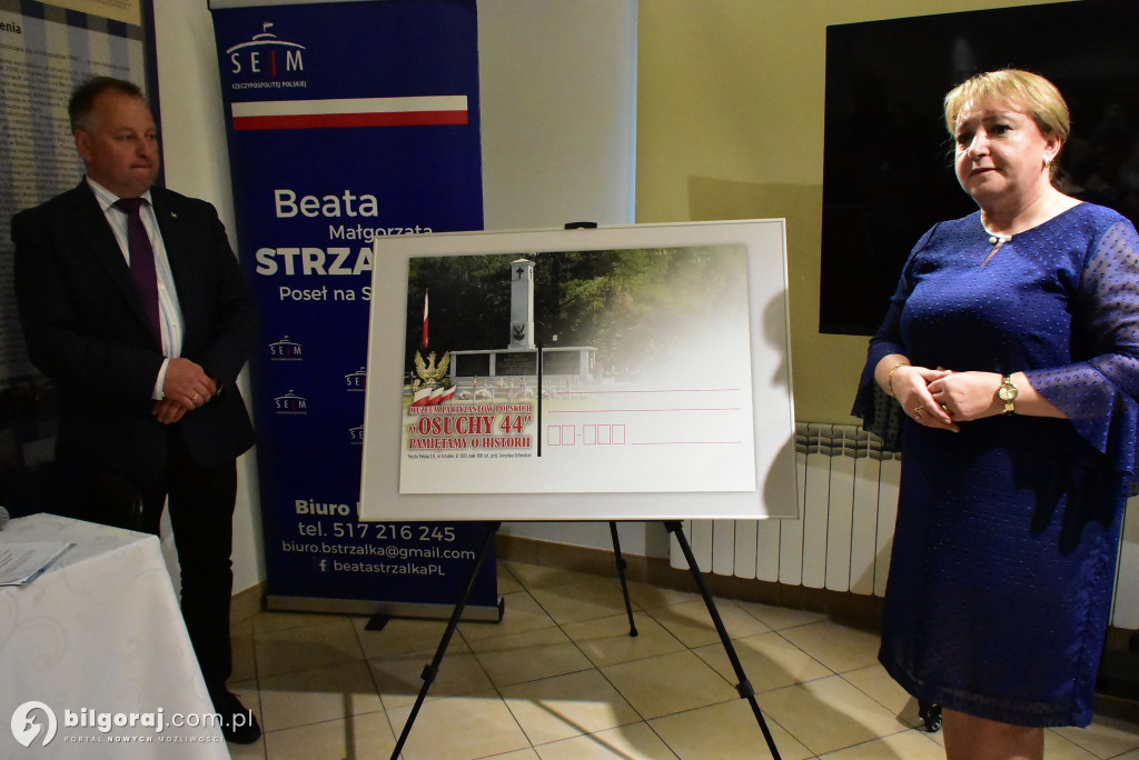 Okolicznościowa kartka Poczty Polskiej upamiętnia bitwę pod Osuchami