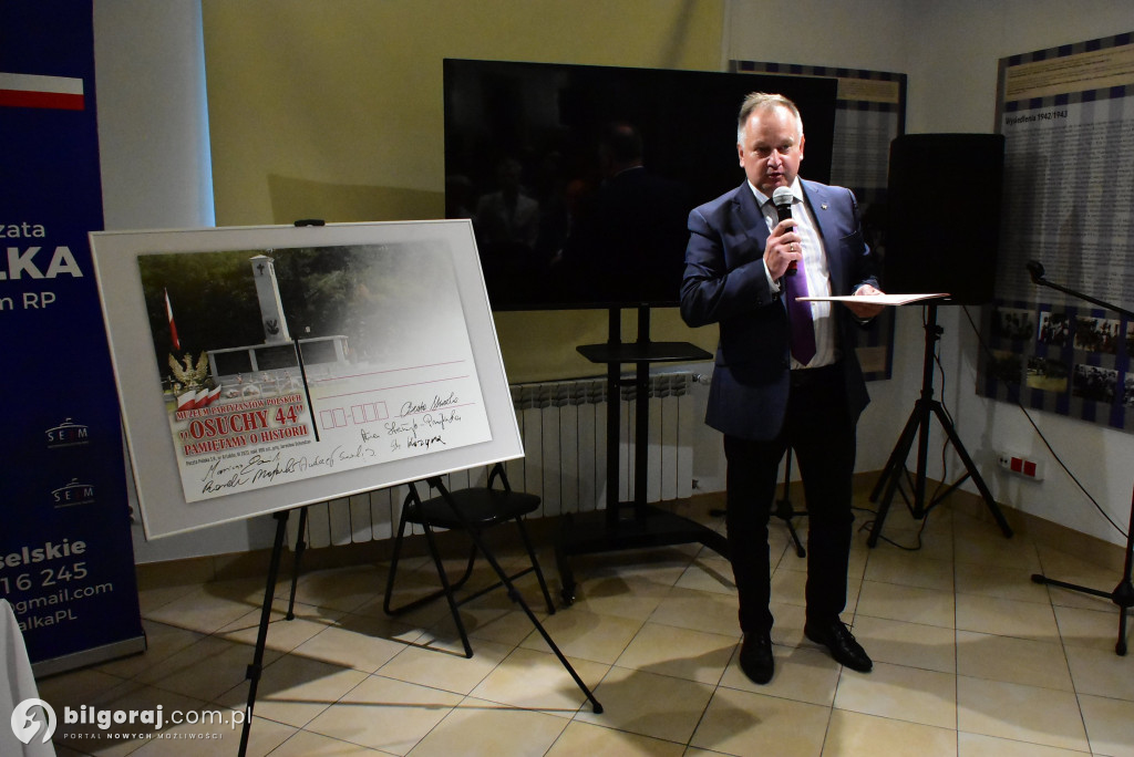 Okolicznościowa kartka Poczty Polskiej upamiętnia bitwę pod Osuchami