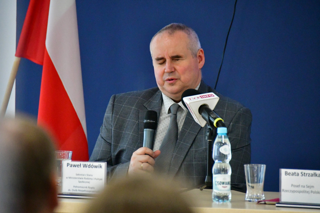 Otwarte spotkanie z ministrem Pawłem Wdówiekiem w Biłgoraju
