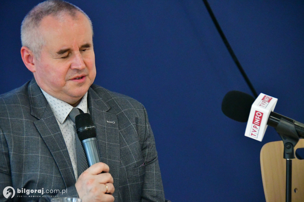 Otwarte spotkanie z ministrem Pawłem Wdówiekiem w Biłgoraju