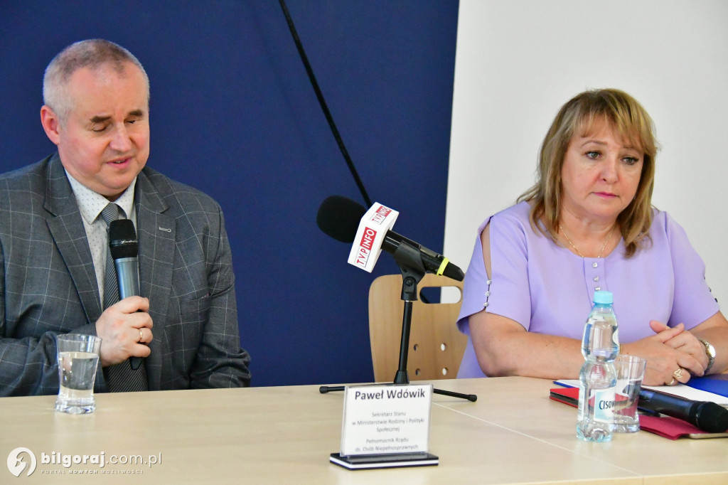 Otwarte spotkanie z ministrem Pawłem Wdówiekiem w Biłgoraju