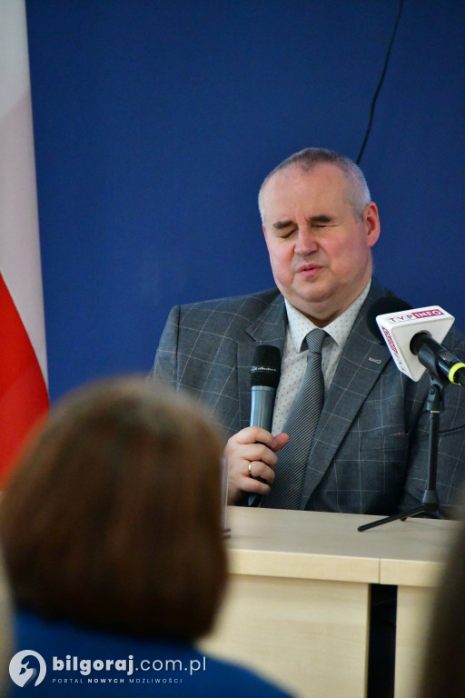 Otwarte spotkanie z ministrem Pawłem Wdówiekiem w Biłgoraju