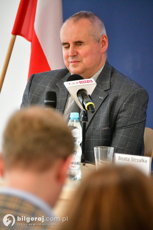Otwarte spotkanie z ministrem Pawłem Wdówiekiem w Biłgoraju