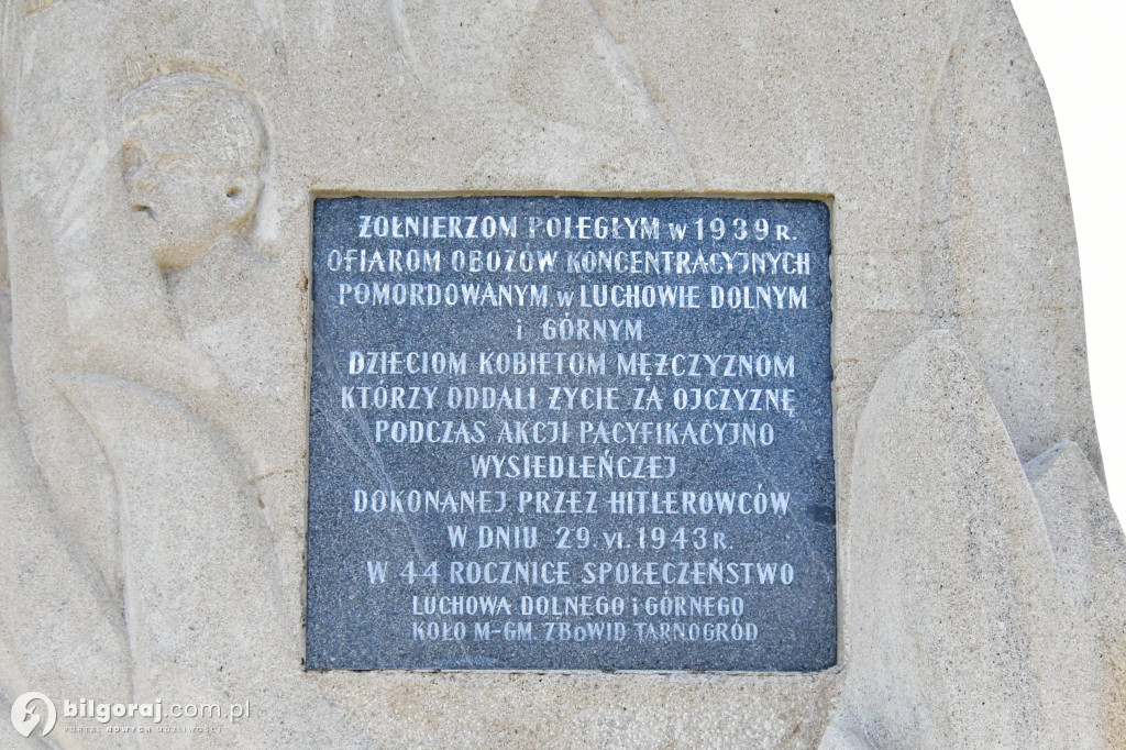 Gmina Tarnogród. 80. rocznica pacyfikacji Luchowa Dolbego i Górnego