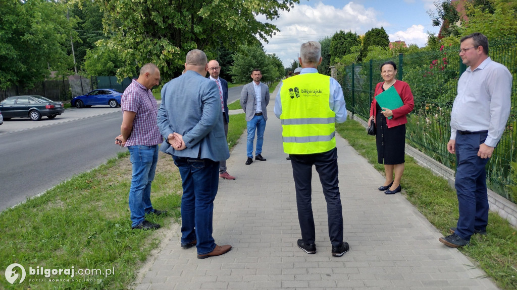 Ulice polna i Graniczna w Biłgoraju po odbiorze technicznym