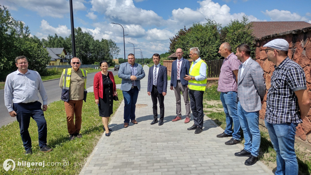 Ulice polna i Graniczna w Biłgoraju po odbiorze technicznym